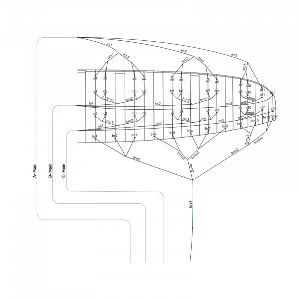 Bridle line set for SONIC5